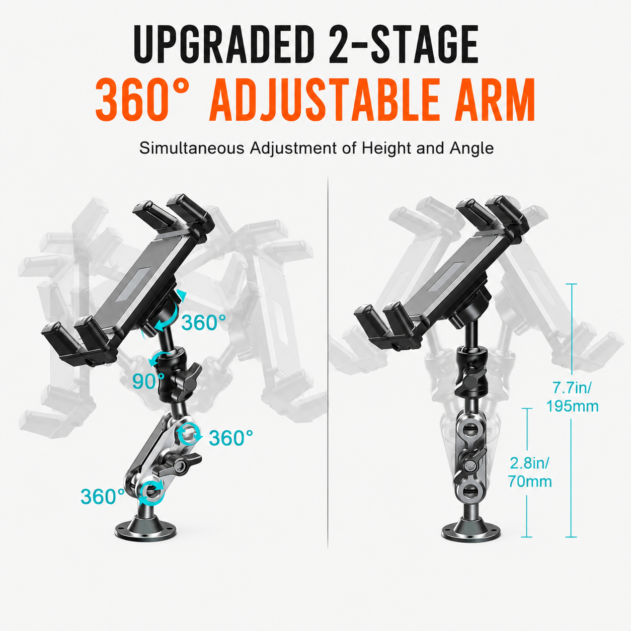 Anchor Cores™ Car Dashboard Tablet Holder Mounts.