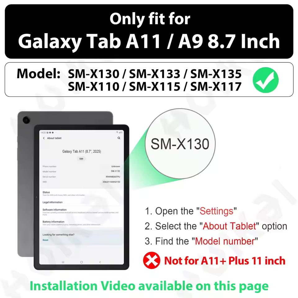 Anchor Cores™ Heavy Duty Case For Samsung Galaxy Tab A9