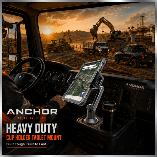 Anchor Cores™  The Best Tablet Holder For Work Trucks